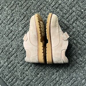 Kids Pink Suede Shoes